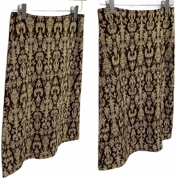 Vintage Baroque Stretch Pencil Skirt - Picture 7 of 8